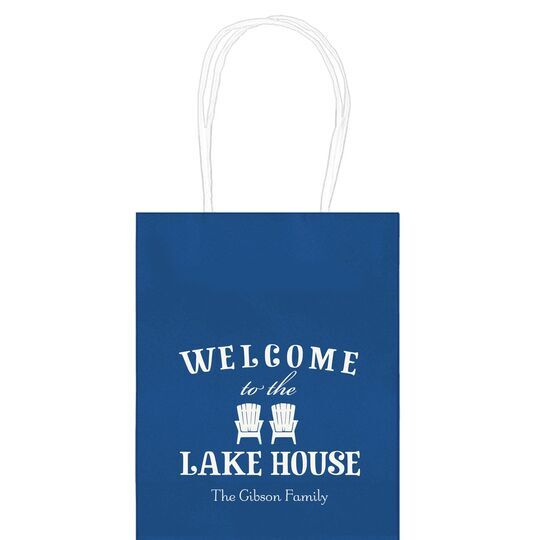 Welcome to the Lake House Mini Twisted Handled Bags